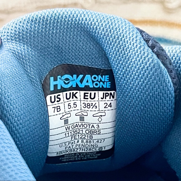 Hoka One One Gaviota 3 Ombré Blue Running Sneakers Women’s Size US 7 - Picture 9 of 9